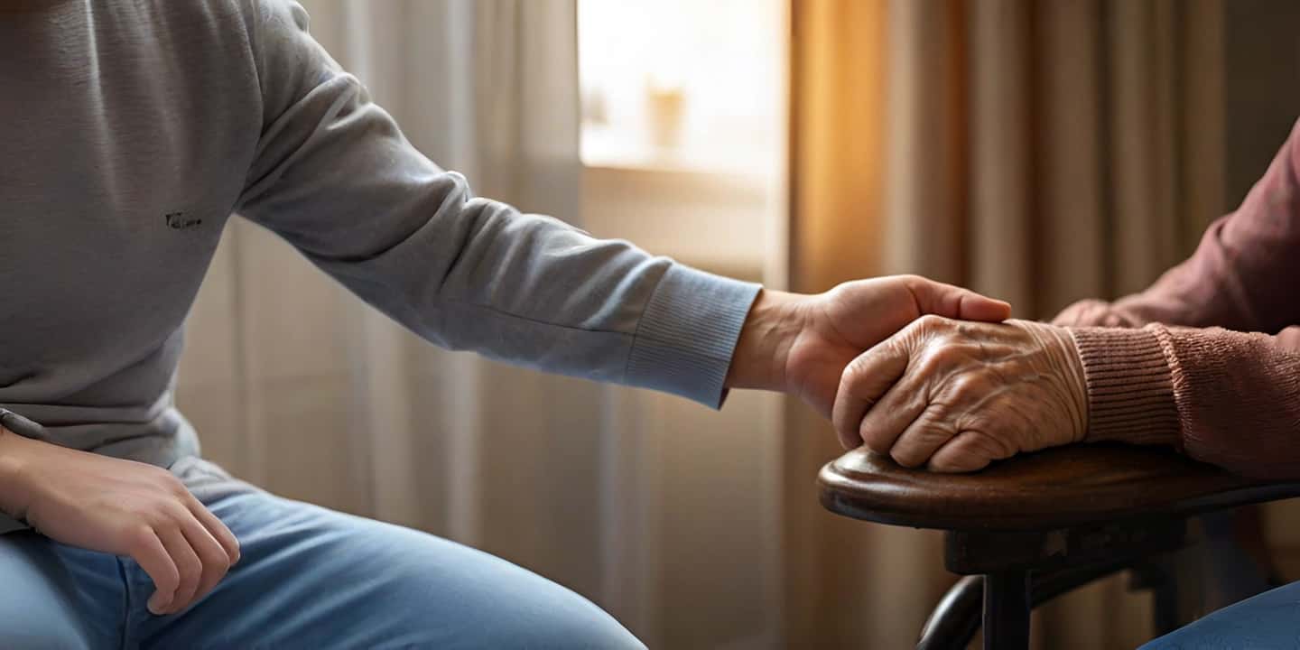 Professional care team in discussion